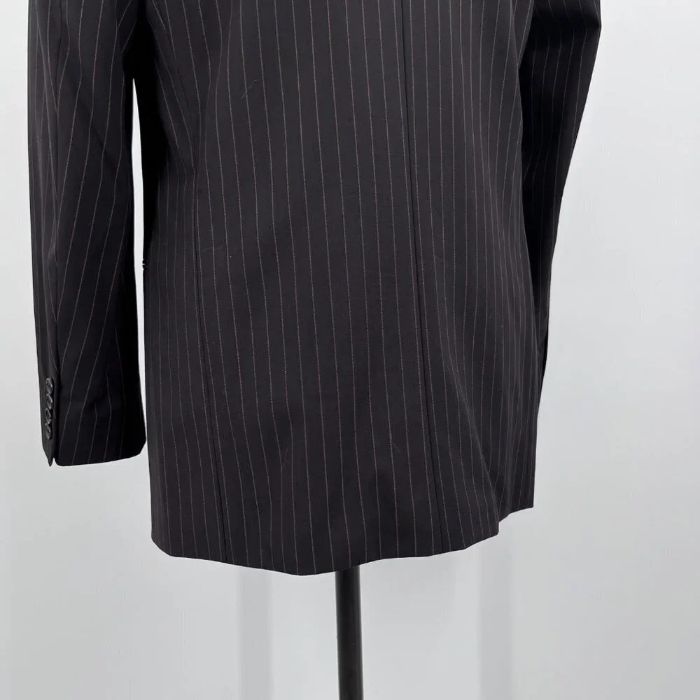 Hugo Boss Mafia‎ 30s Look Pinstripe Brown Blazer Size 42R